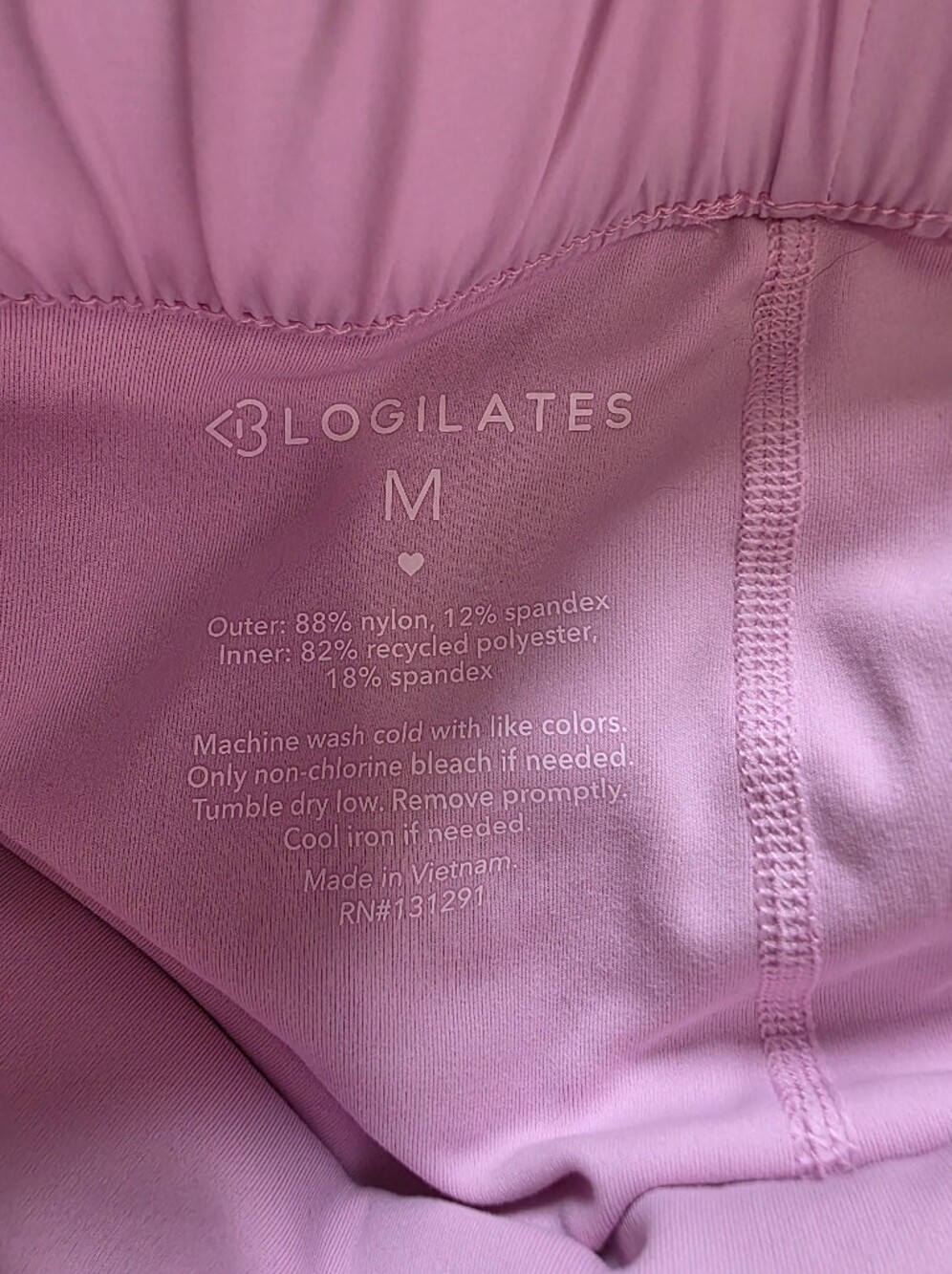 Pink Ruffle Blogilates Shorts - Picture 3 of 7